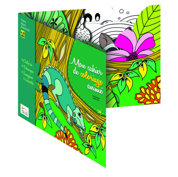 Mon cahier de coloriage animé - 4/8 ans - Nature & Biodiversité