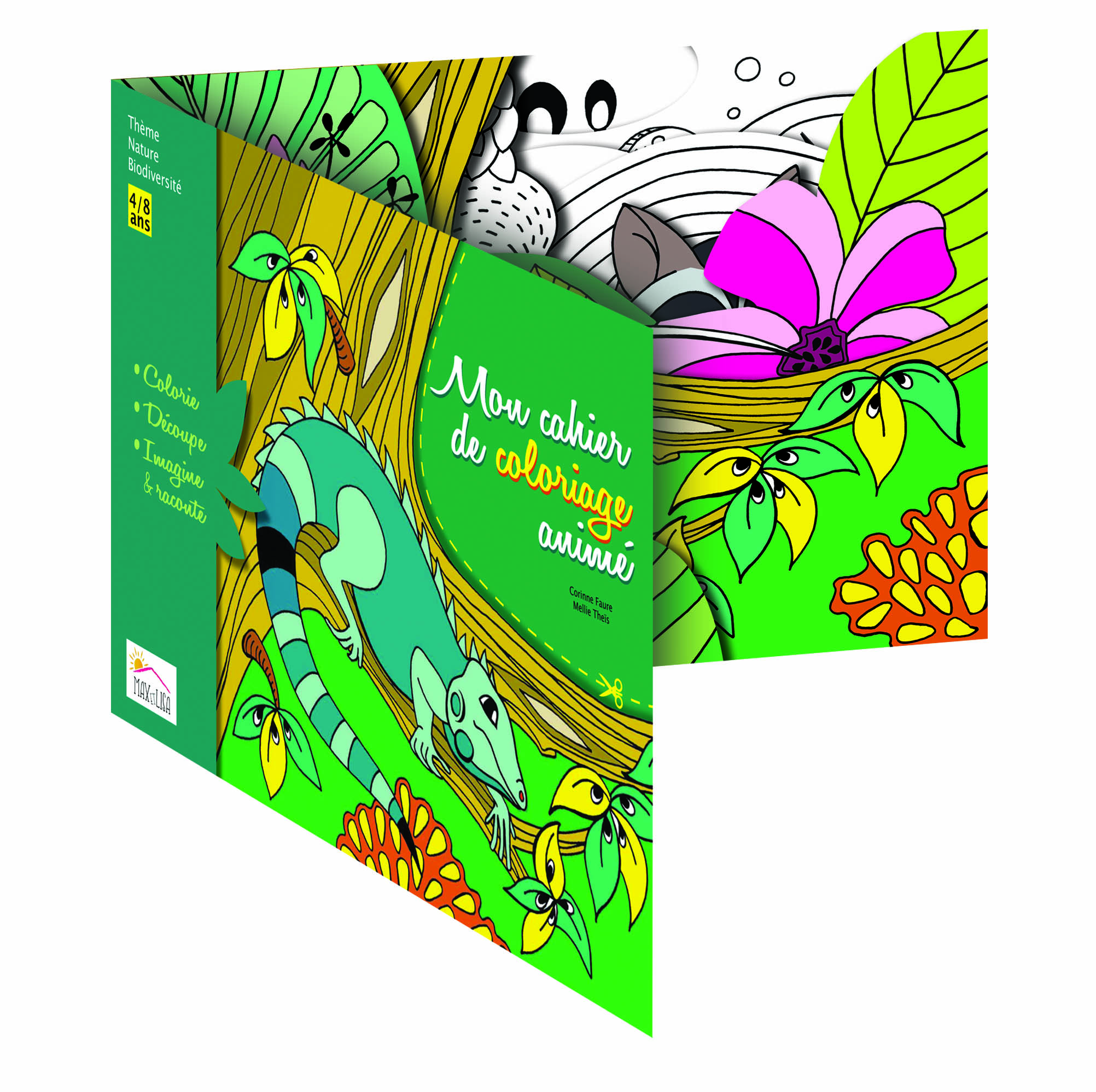 Mon cahier de coloriage animé - 4/8 ans - Nature & Biodiversité