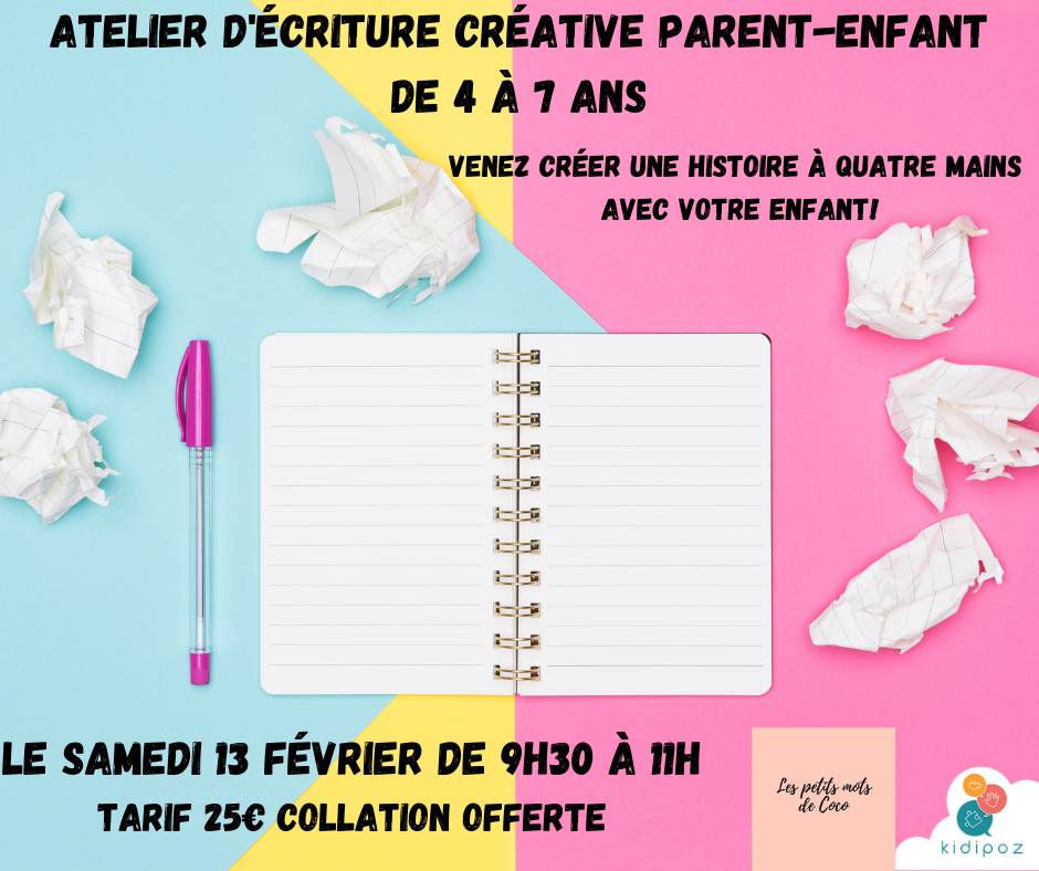 Vacances de carnaval- Atelier d’écriture créative – Baie Mahault