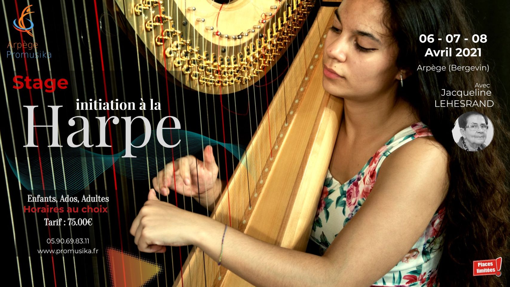 Vacances de Pâques – Initiation à la Harpe-
