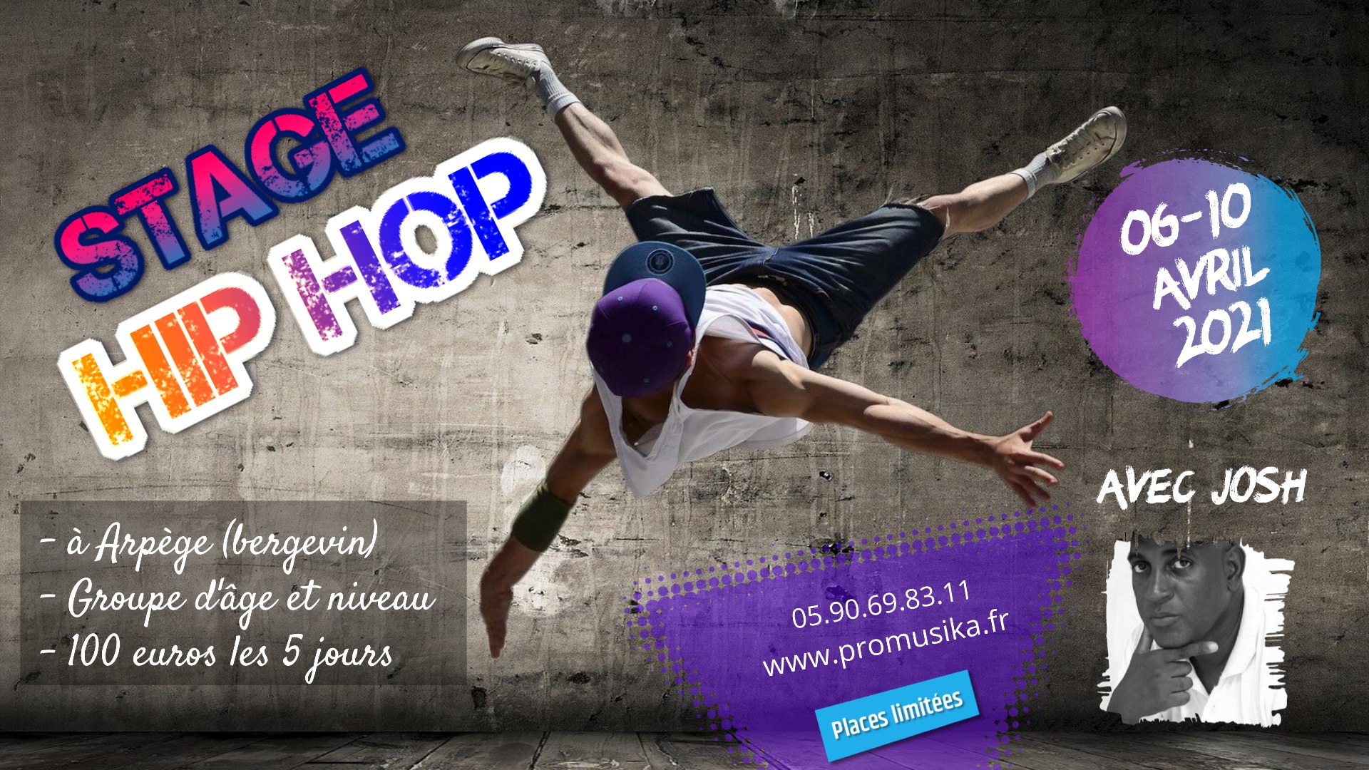 Vacances de Pâques- Stages Hip-Hop – Pointe à Pitre