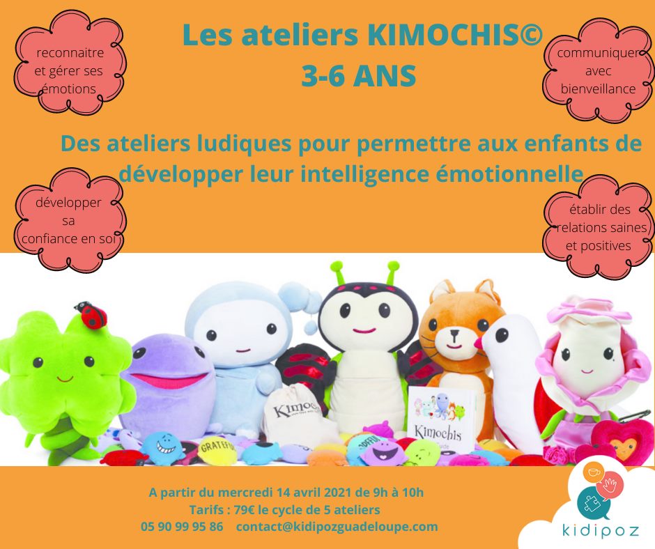 Ateliers KIMOCHIS gestion des émotions – Baie Mahault 3/6 ans