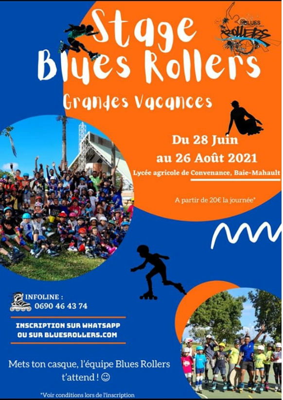 Grandes vacances-Stage de rollers –