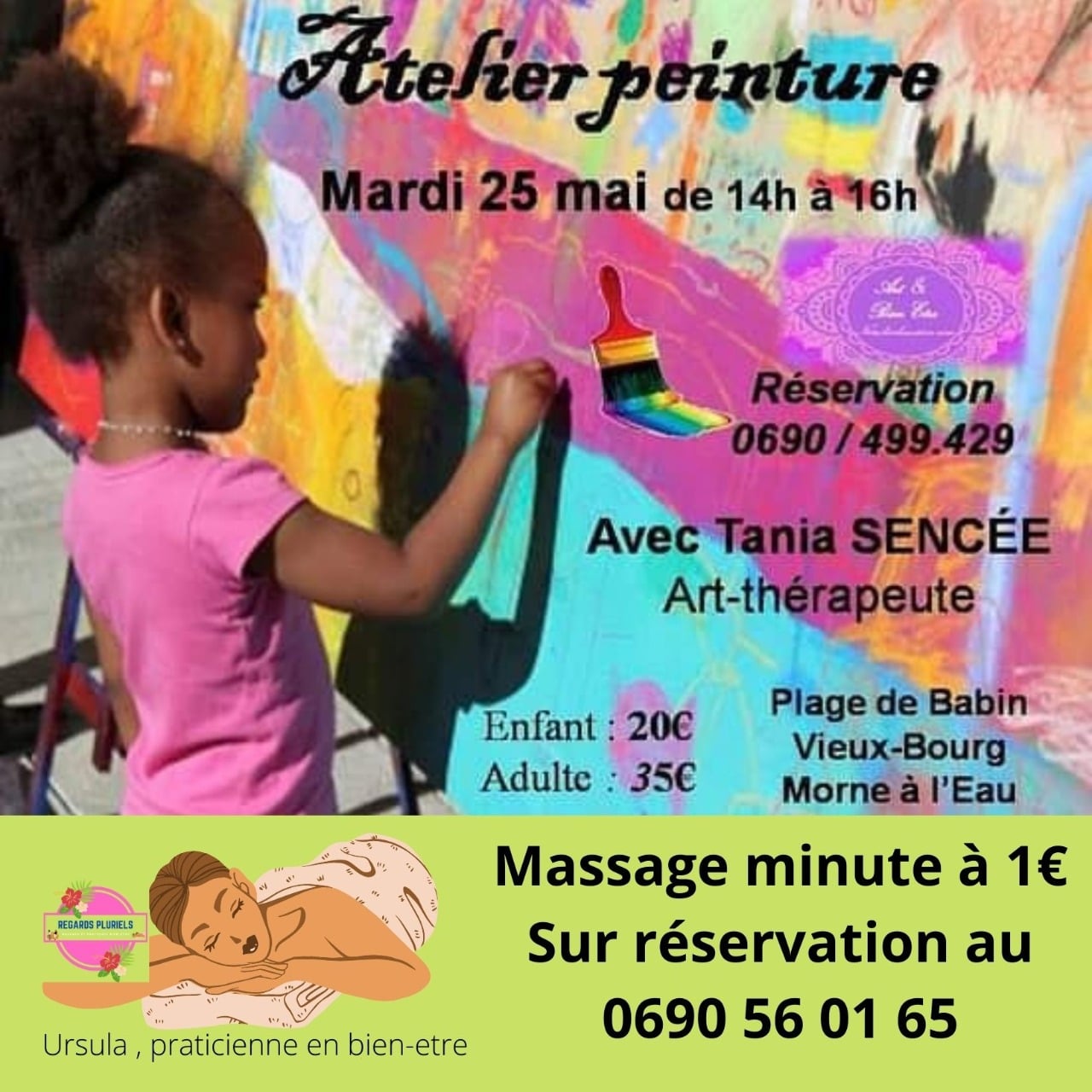 Atelier peinture enfant – Morne à L’eau