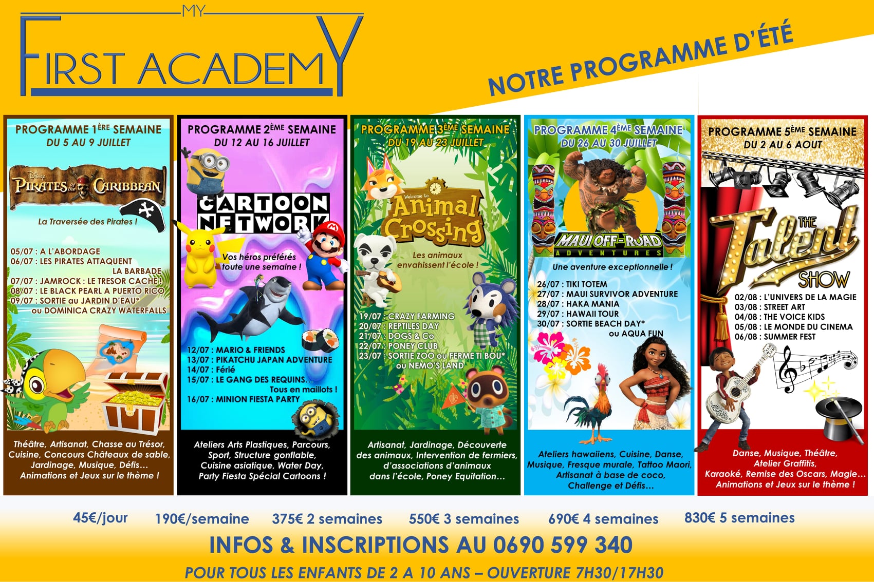 Summer Camp – 2/10 ans Gosier