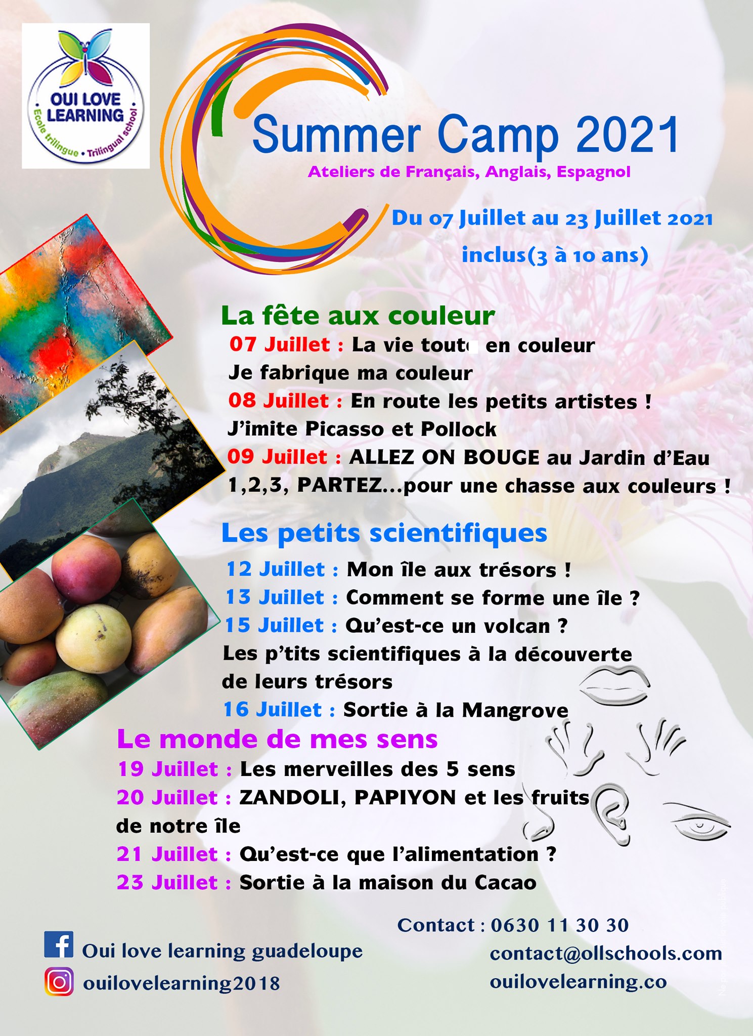 SUMMER CAMP 2021 – Baie Mahault -3/10 ans