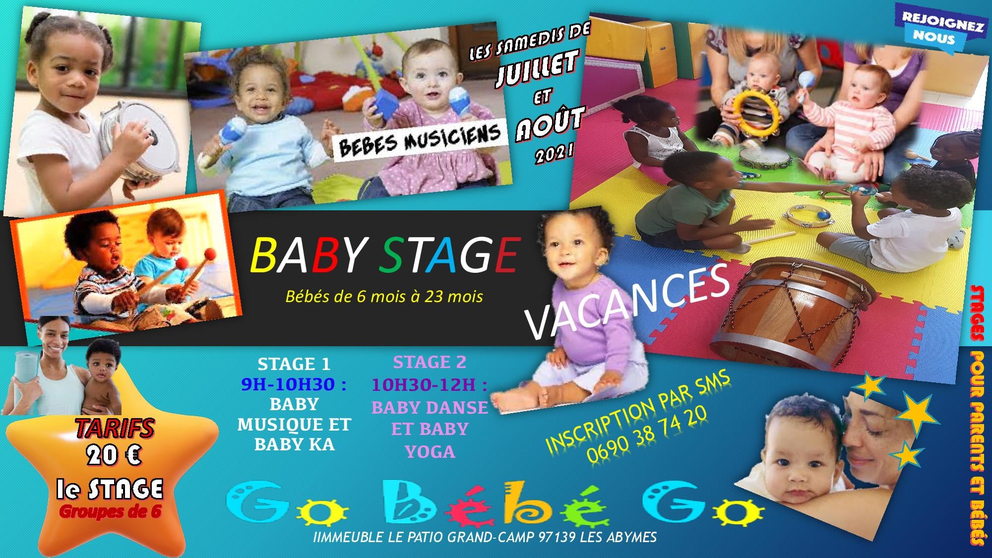 STAGE BEBE DE 6 à 23 mois – Abymes