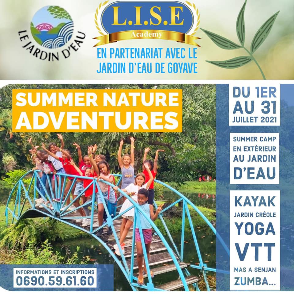 Lise Summer Nature Advnture – 1 au 31 Juillet – Baie Mahault