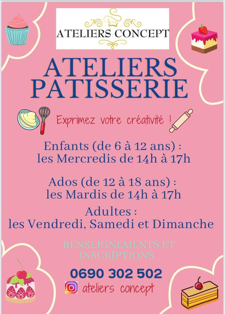 Ateliers Pâtisserie enfants