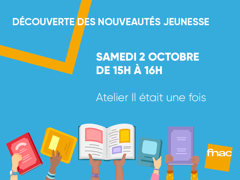 RDV Littérature Jeunesse – gratuit – Fnac Petit-Bourg