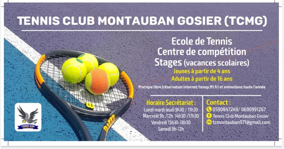 Tennis pour enfant au Gosier