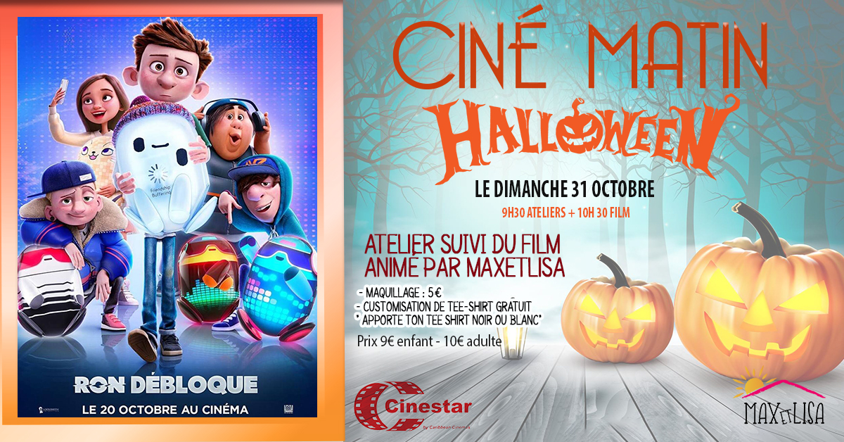 SPECIAL HALLOWEEN AU CINE – Dimanche 31 octobre à 9h30