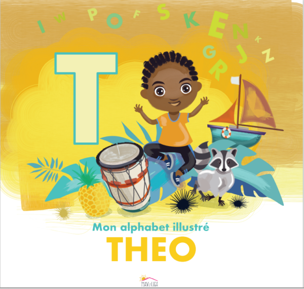 Nouveau : Mon alphabet illustré - Livre personnalisé avec le prénom de l'enfant & un personnage – Image 13