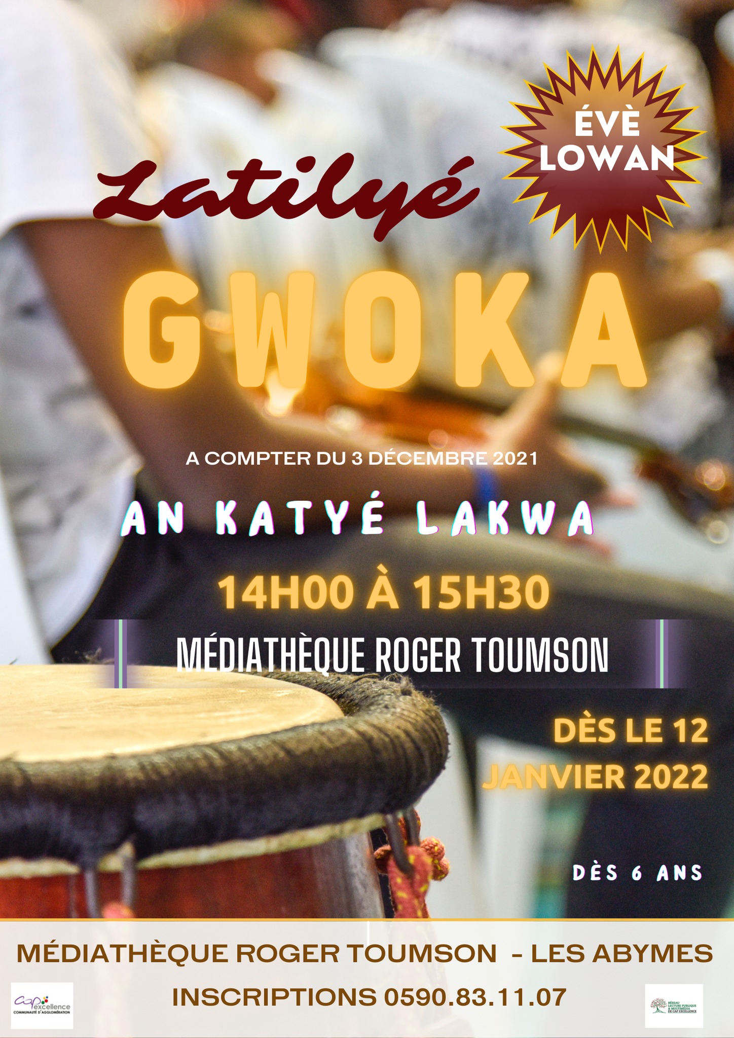 Latilyé Gwoka dès 6 ans