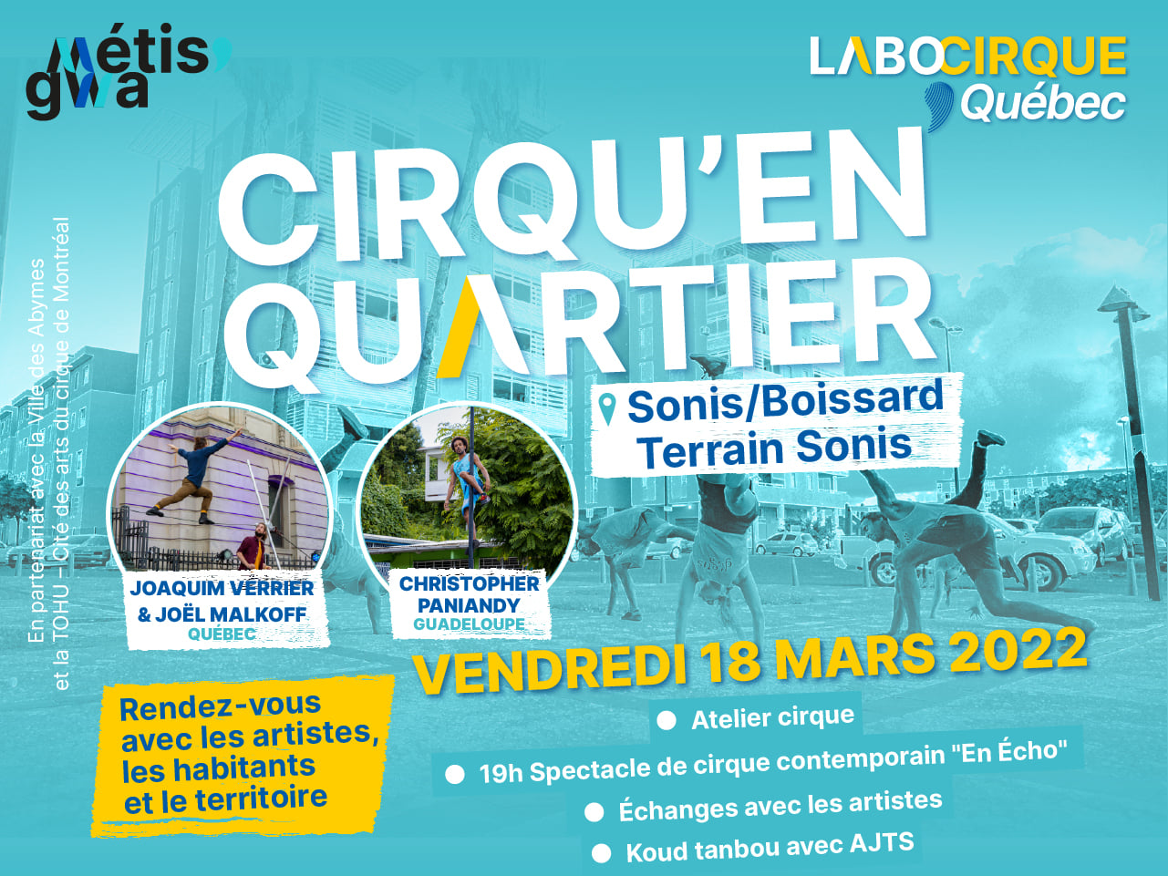 CIRQU’EN QUARTIER -Abymes