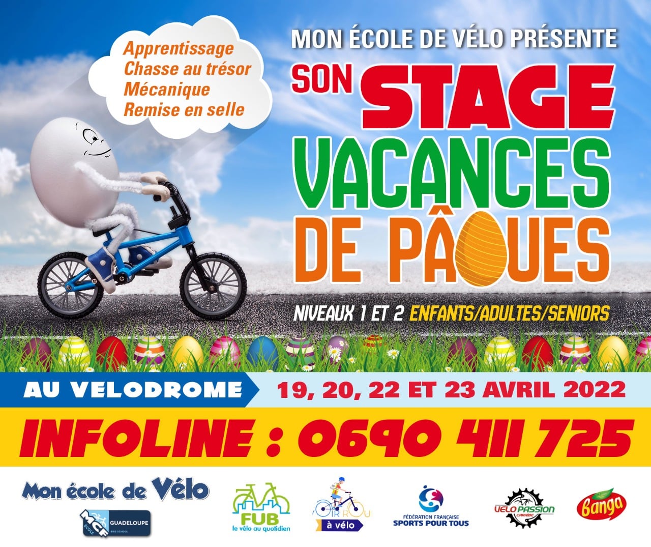 Vacances de Pâques à Vélo – Baie-Mahault