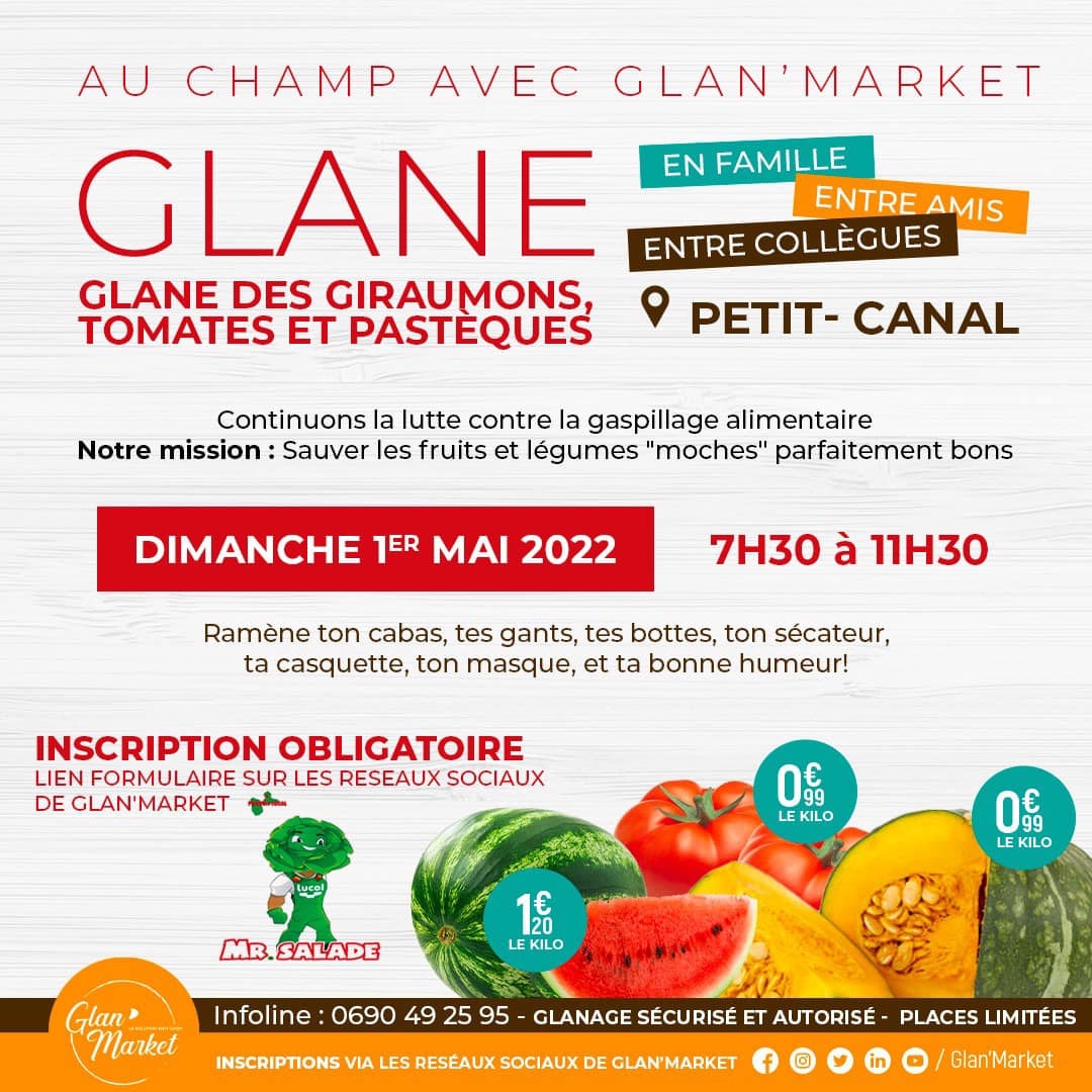 Au champ avec Glan ‘Market