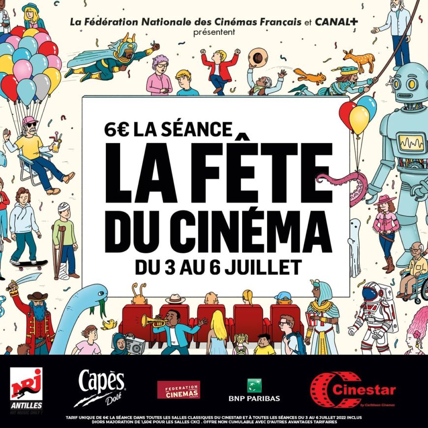 Fête du cinéma du 3 au 6 juillet