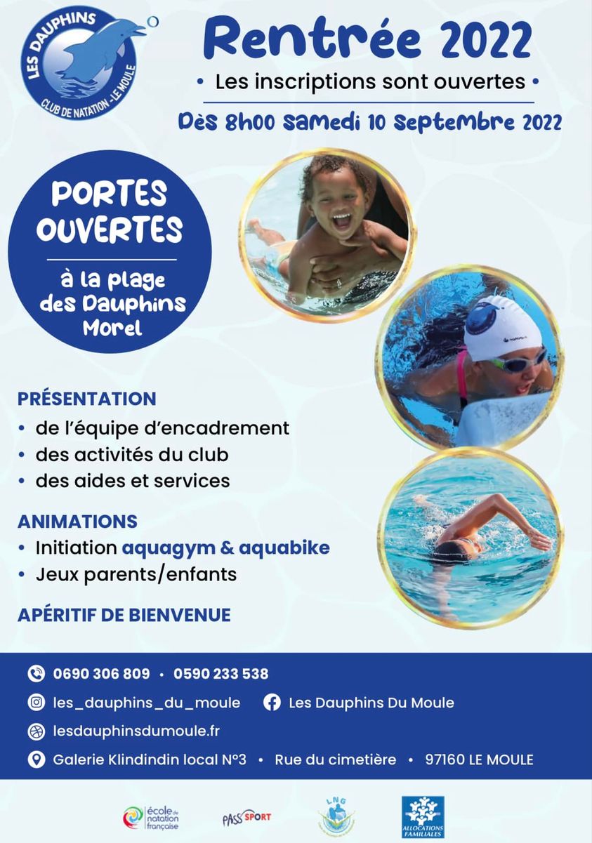 PORTES OUVERTES – NATATION – LE MOULE