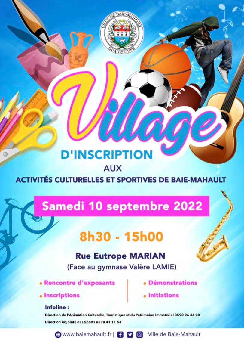 VILLAGE DES ASSOCIATIONS – BAIE MAHAULT