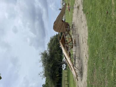 Nouveau, l’aire de jeux de la plage de La Chapelle à Anse-Bertrand