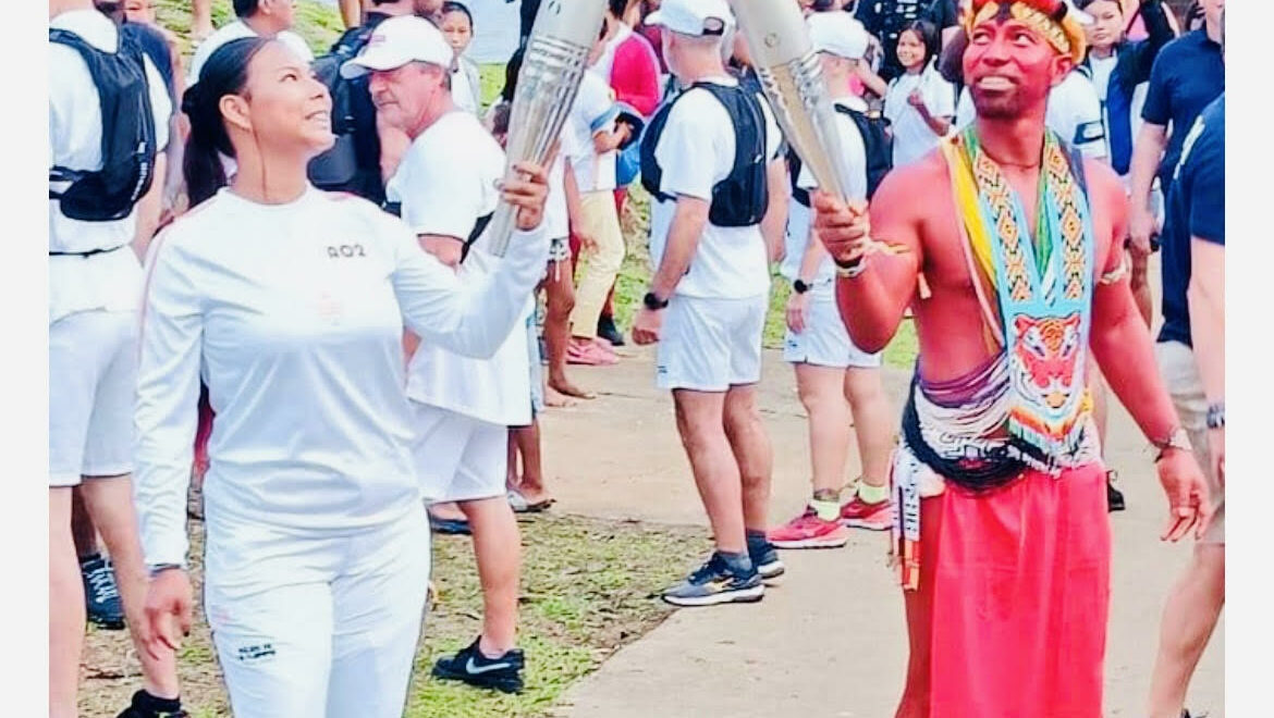 LE PARCOURS DE LA FLAMME OLYMPIQUE LE SAMEDI 15 JUIN EN GUADELOUPE