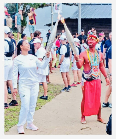 LE PARCOURS DE LA FLAMME OLYMPIQUE LE SAMEDI 15 JUIN EN GUADELOUPE