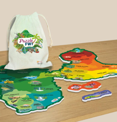 Nouveau : Le puzzle culturel l’île papillon