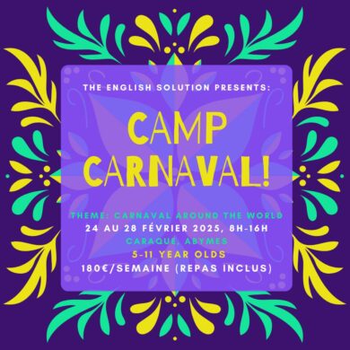 VACANCES DE CARNAVAL du 22 février 2025 au lundi 10 mars 2025